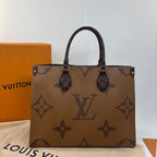 Louis Vuitton Monogram On The Go MM Giant Tote — view 5