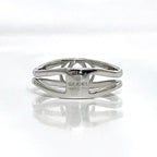 Gucci Ring Silver Interlocking