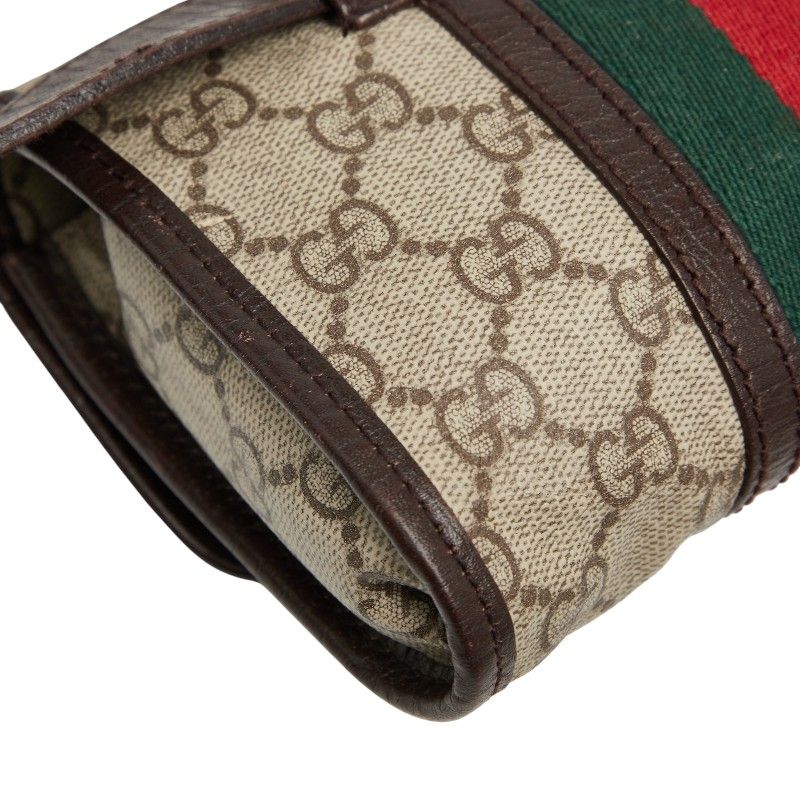 Gucci Sherry Line GG Supreme Body Bag Waist Beige Multicolor — view 6