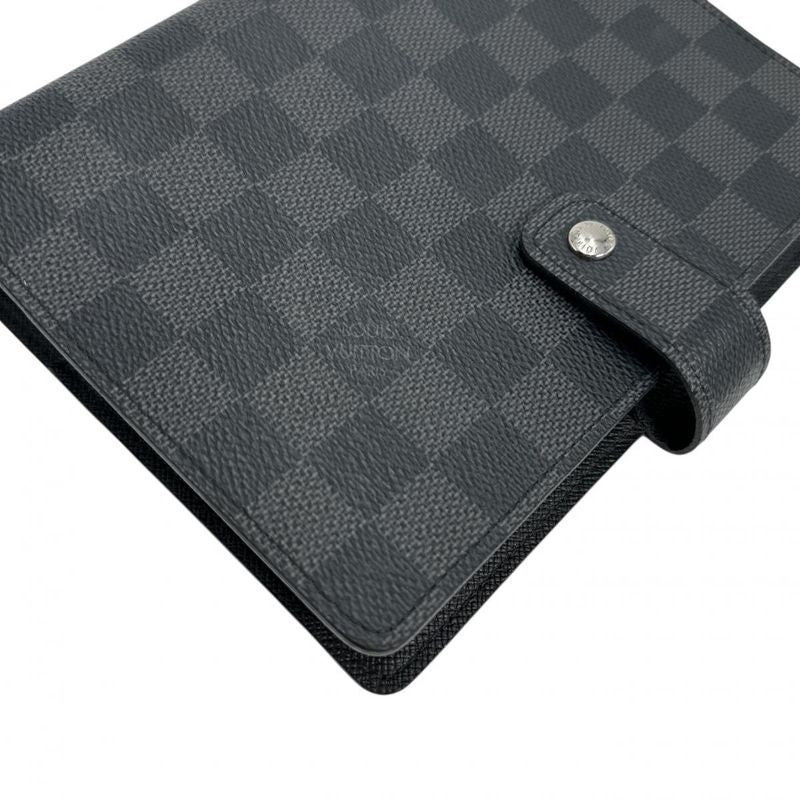 Louis Vuitton Damier Graphite System Notebook Cover Agenda MM — view 4