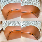 Fendi Montresor Zucca Pattern Clear Drawstring Bucket Bag Leather — view 6