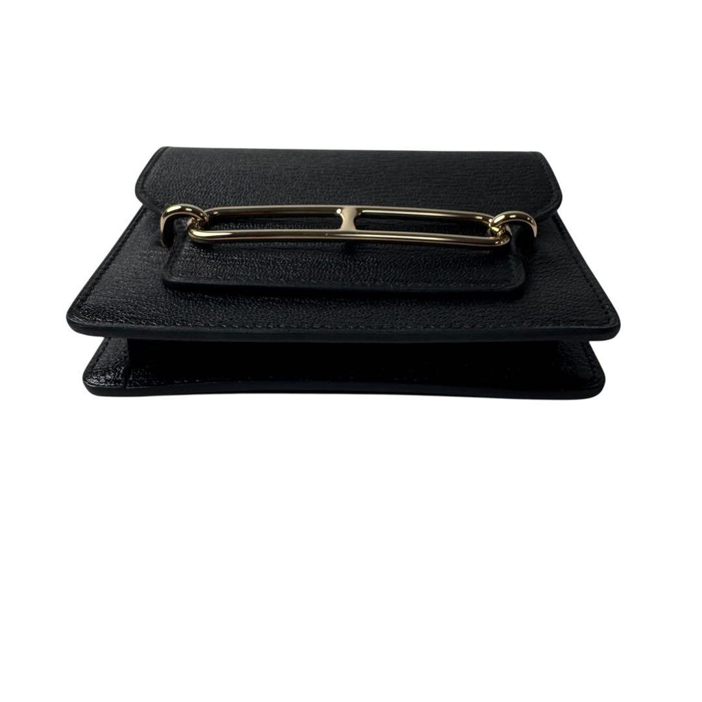 Hermes Roulis Slim Wallet Black Coin Case — view 6