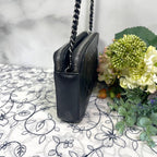 Chanel Chain Wallet Caviar Leather Boy Shoulder — view 7