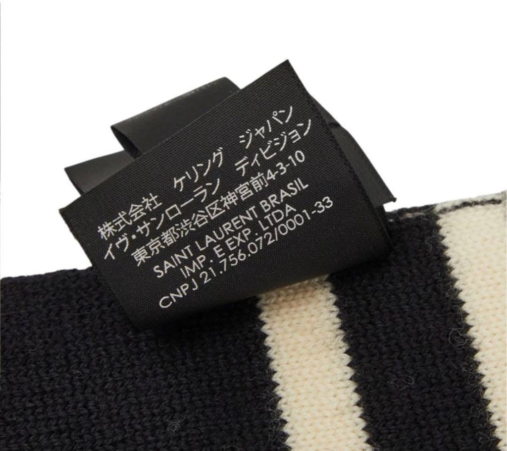 Saint Laurent Border Scarf — view 8