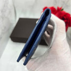 Bottega Veneta Intrecciato Billfold Wallet Blue — view 8