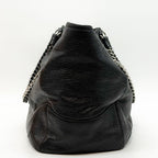 Prada Vitello Daino Leather Chain Hobo Handbag Triangle — view 6