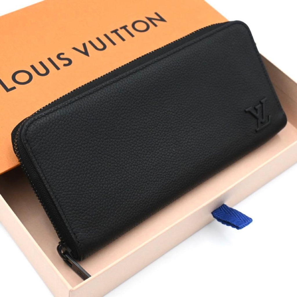 Louis Vuitton Aerogram Zippy Wallet Horizontal Black