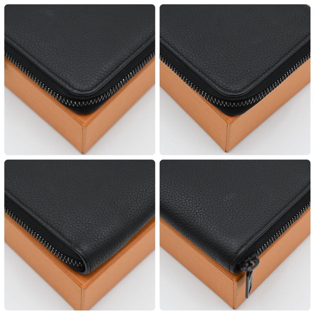 Louis Vuitton Aerogram Zippy Wallet Horizontal Black — view 7