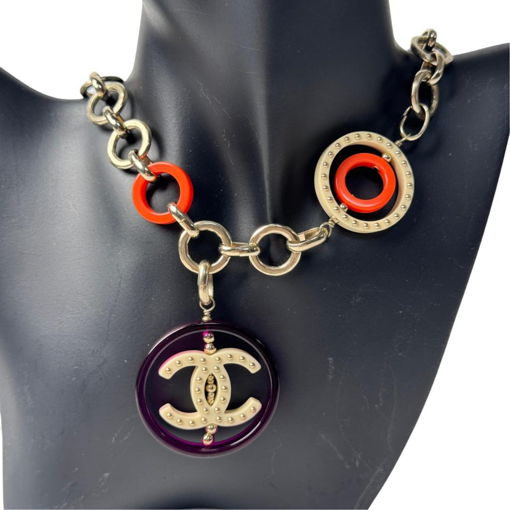 Chanel CC Logo Necklace — view 2
