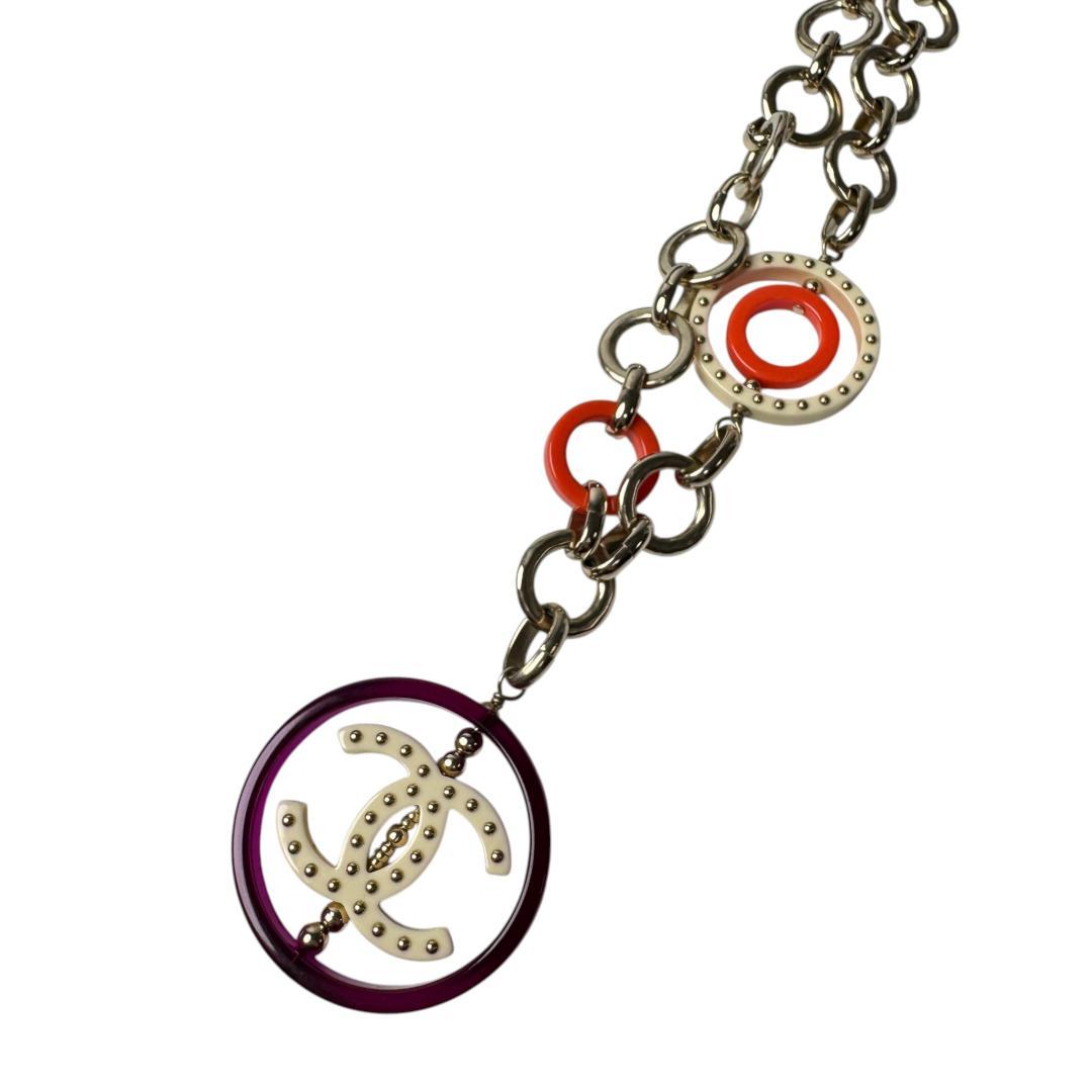Chanel CC Logo Necklace — view 3