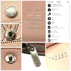 Louis Vuitton Portefeuille Iris XS Monogram Mahina Pink Wallet — view 9