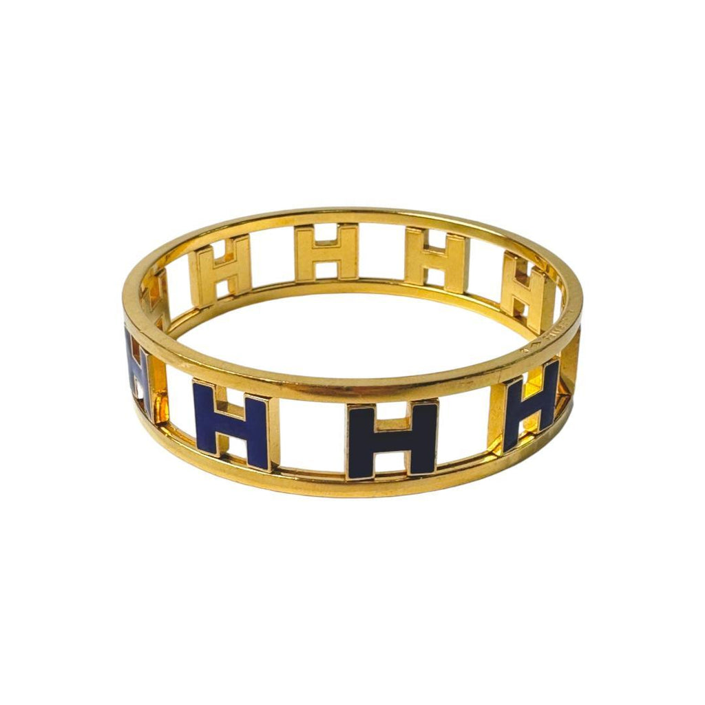 Hermes Rondo Ash Bangle Reversible Bracelet