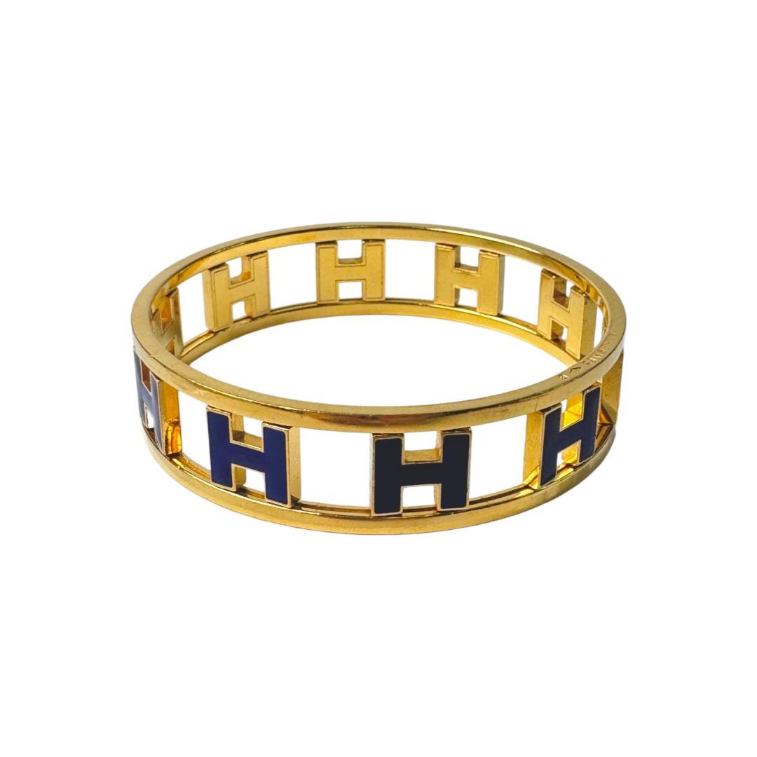 Hermes Rondo Ash Bangle Reversible Bracelet