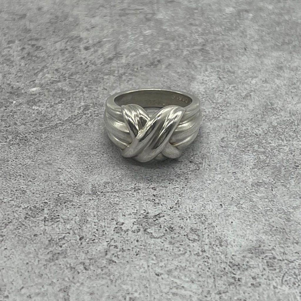 Tiffany & Co Signature Cross Wide Ring