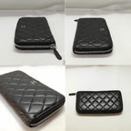 Chanel Zip Around Wallet Silver — view 3