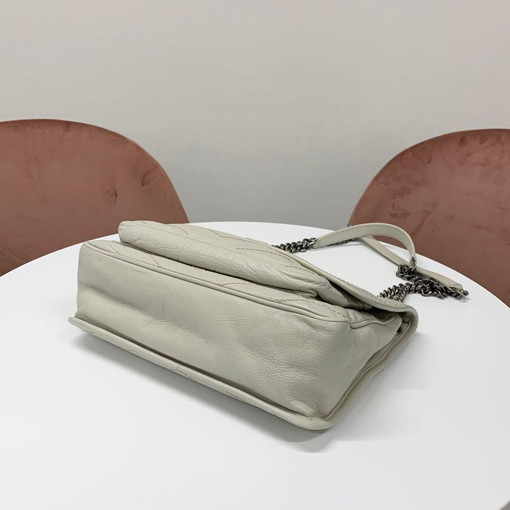 Saint Laurent Niki Vintage Leather YSL Shoulder Bag — view 5