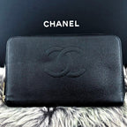 Chanel Wallet Coco Stitch Caviar Organizer
