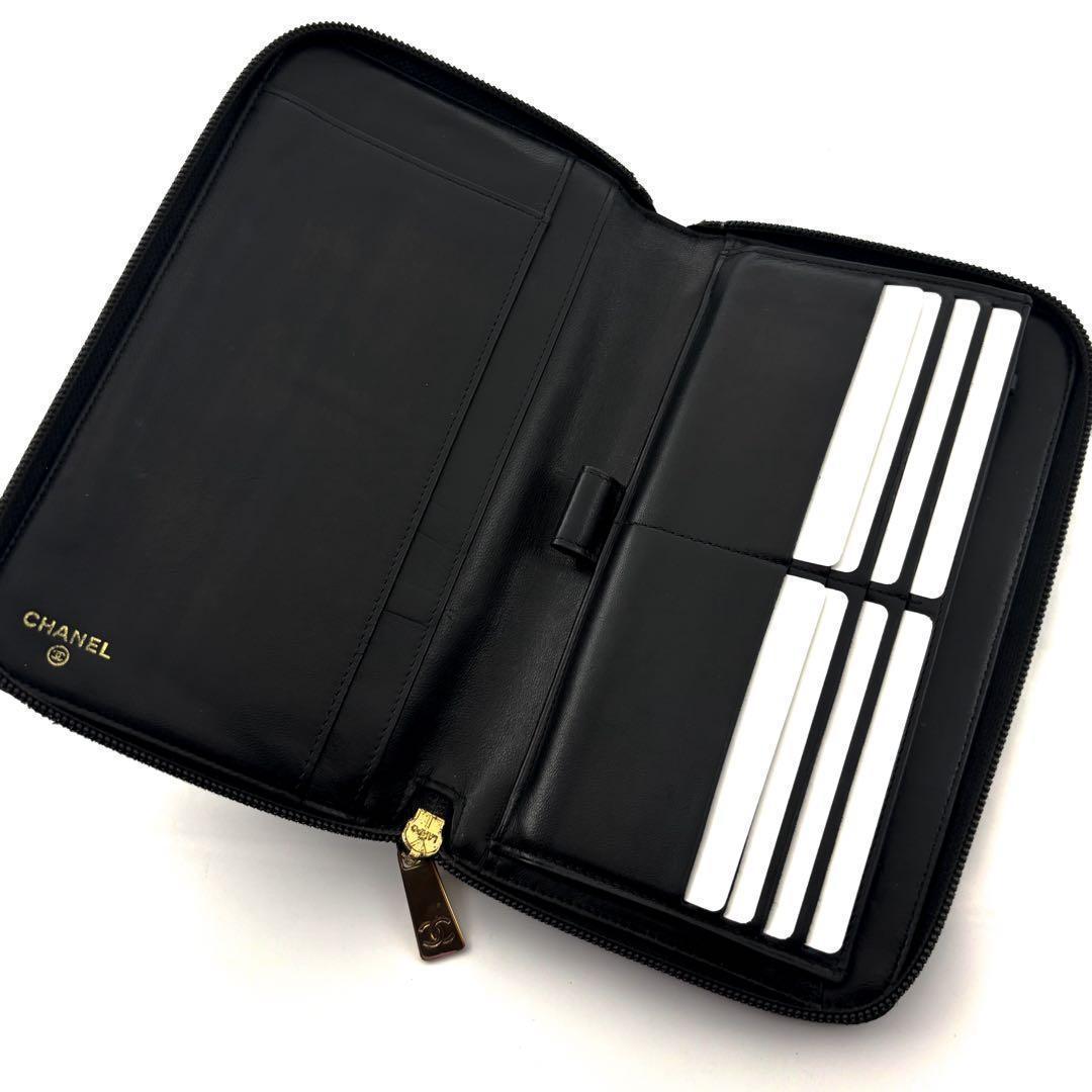 Chanel Wallet Coco Stitch Caviar Organizer — view 5
