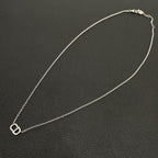 Dior Clair D Lune CD Logo Necklace Rhinestone — view 4