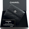Chanel Wallet Quilted Lambskin Snap Bifold