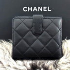 Chanel Wallet Quilted Lambskin Snap Bifold — view 4