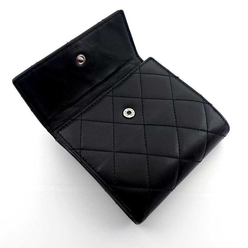 Chanel Wallet Quilted Lambskin Snap Bifold — view 5