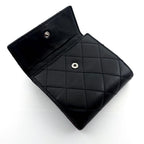 Chanel Wallet Quilted Lambskin Snap Bifold — view 5