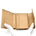 Celine Wallet Small Beige Leather — view 3