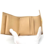 Celine Wallet Small Beige Leather — view 4