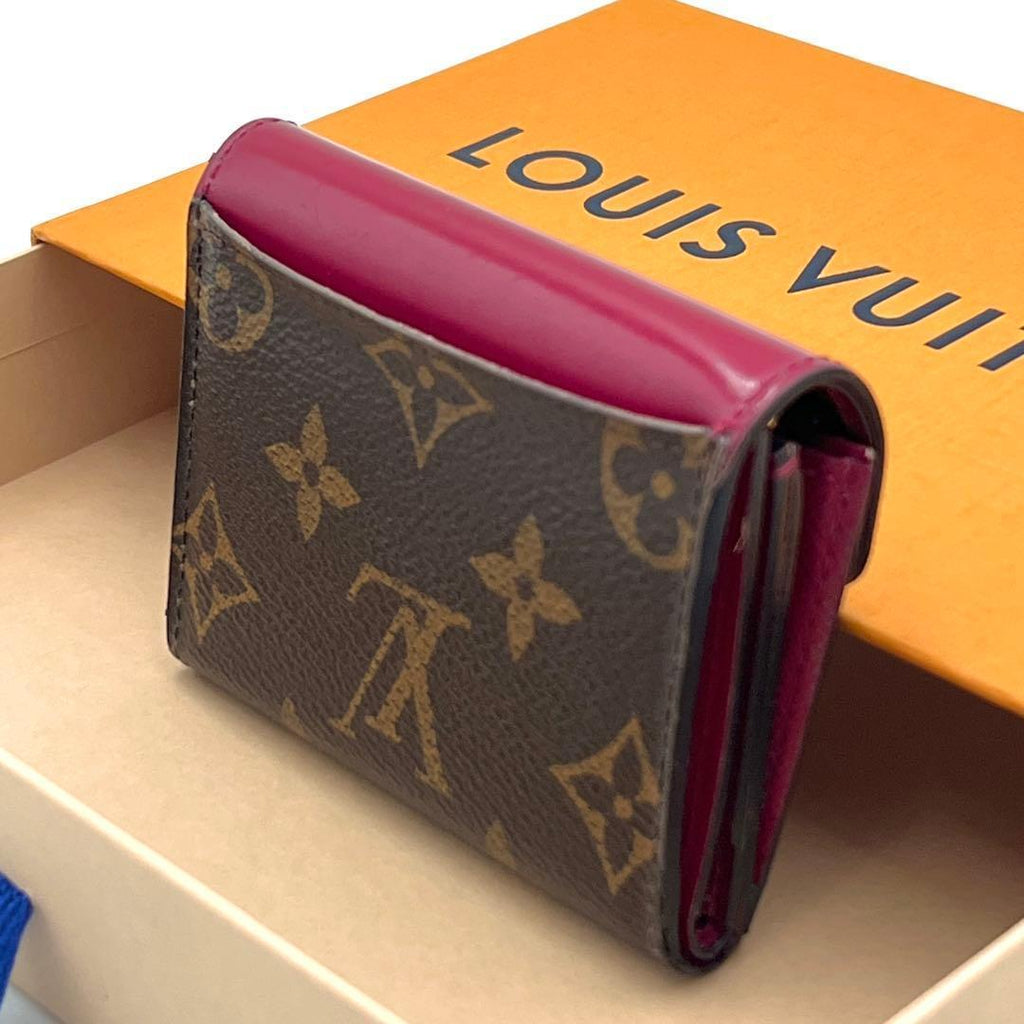 Louis Vuitton Monogram Portefeuille Zoe Trifold Wallet Fuchsia — view 2