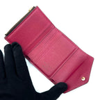 Louis Vuitton Monogram Portefeuille Zoe Trifold Wallet Fuchsia — view 4