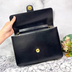 Chanel Vintage Turnlock Chain Clutch — view 9