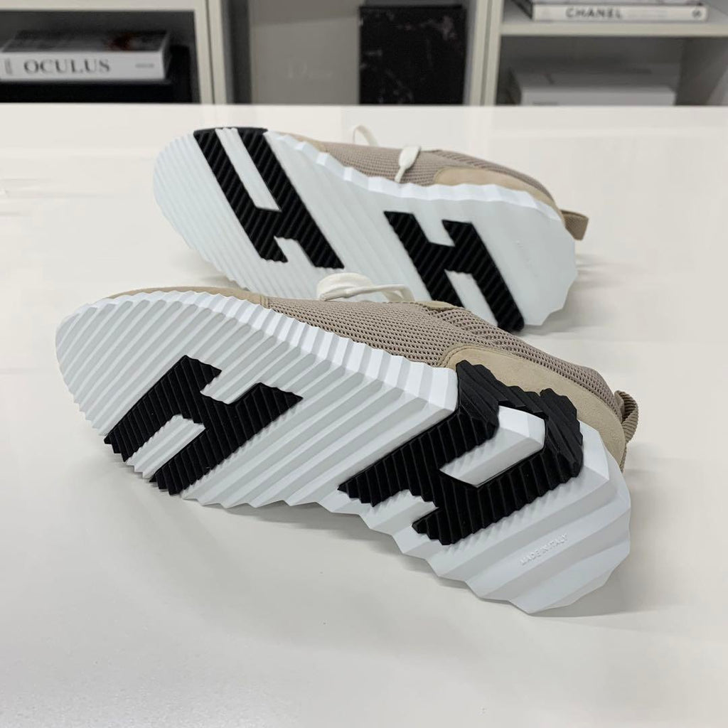 Hermes Bouncing Fabric Suede Sneakers Beige — view 7