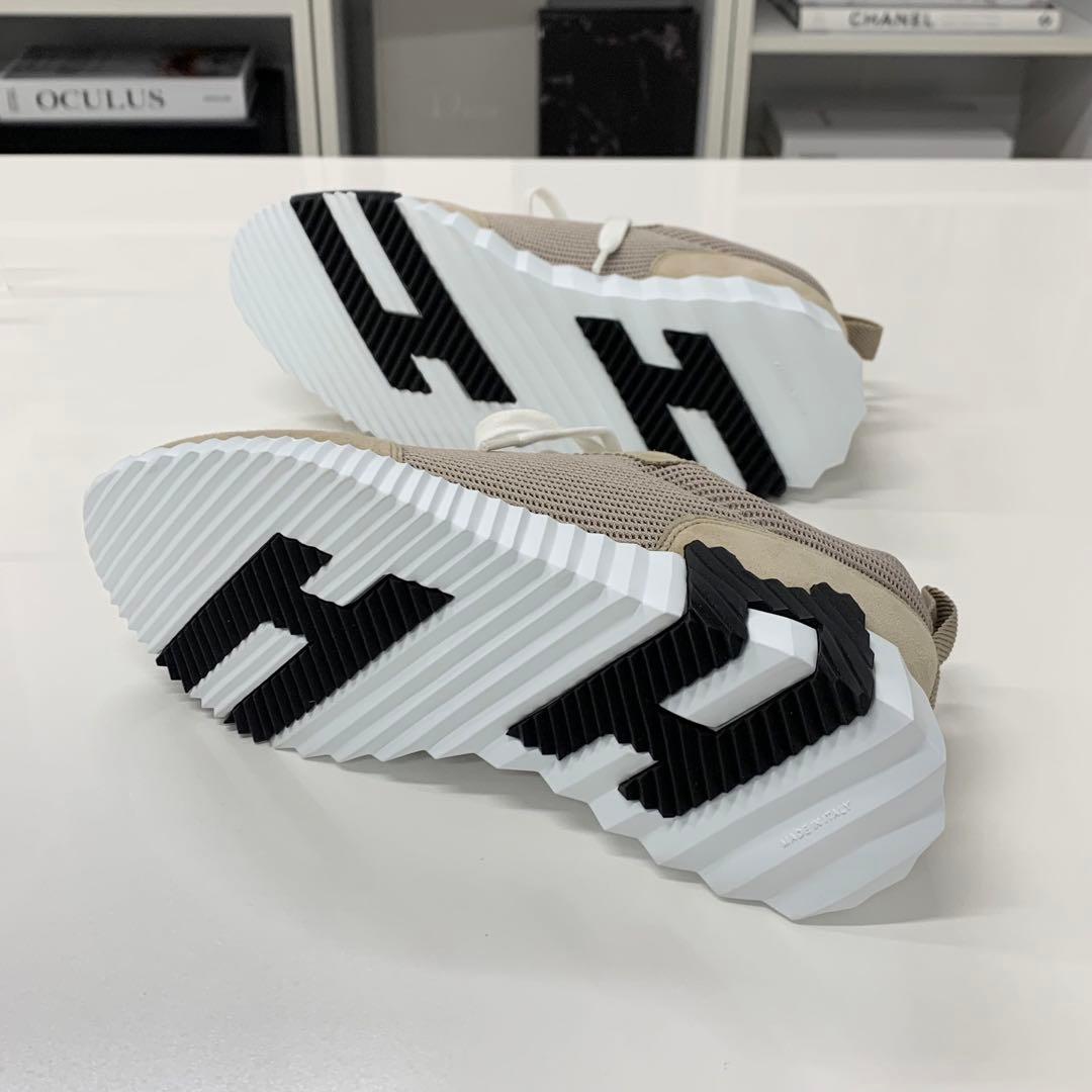 Hermes Bouncing Fabric Suede Sneakers Beige — view 7