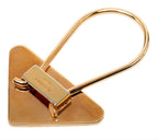 Prada Triangle Plate Key Charm Key Holder — view 3