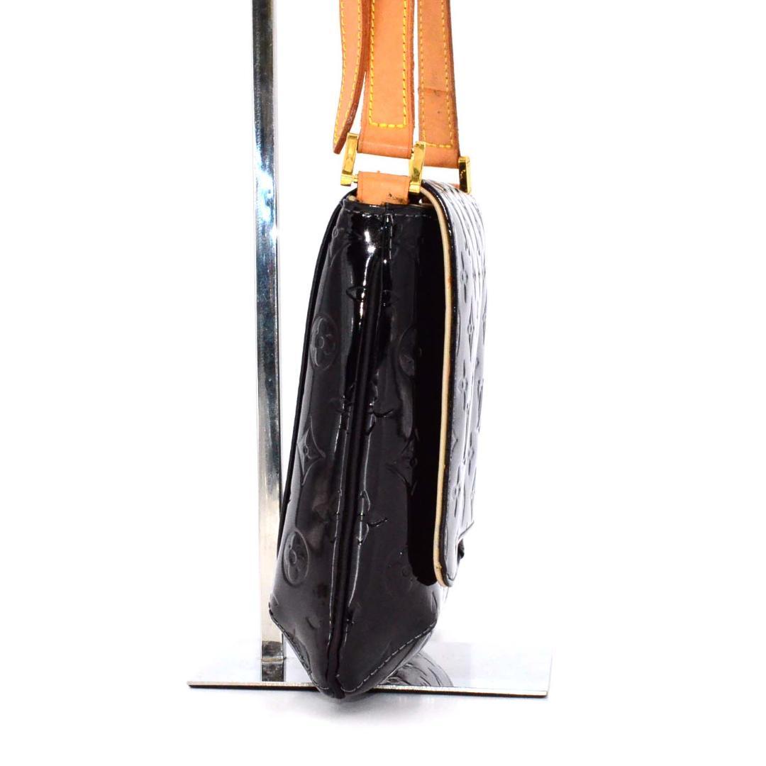 Louis Vuitton Shoulder Back Vernis Thompson Black — view 4