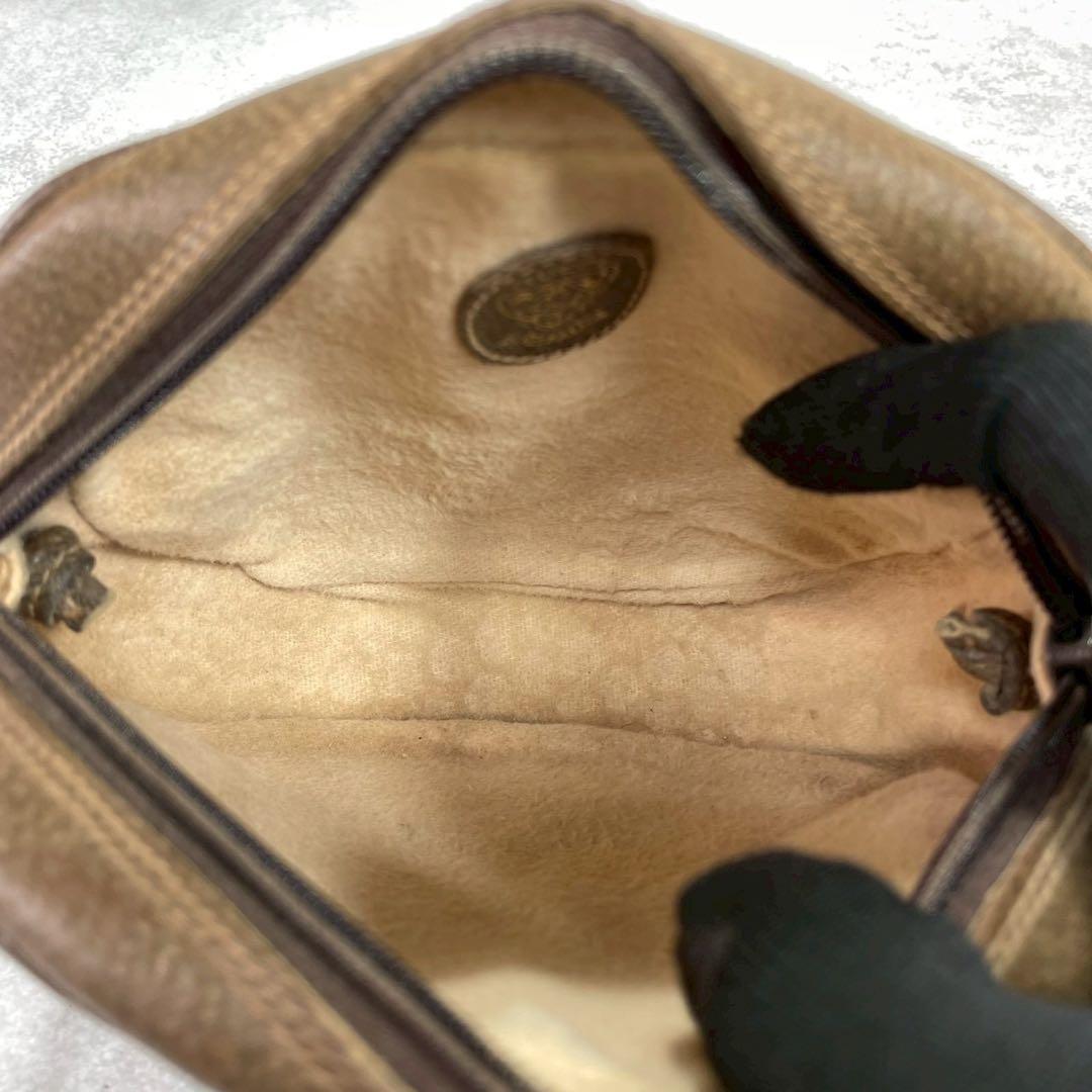 Gucci GG Shoulder Bag Horsebit Brown Logo Leather — view 5
