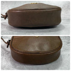 Gucci GG Shoulder Bag Horsebit Brown Logo Leather — view 9