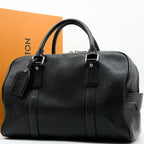 Louis Vuitton Carryall 40 Taurillon Boston Bag Logo