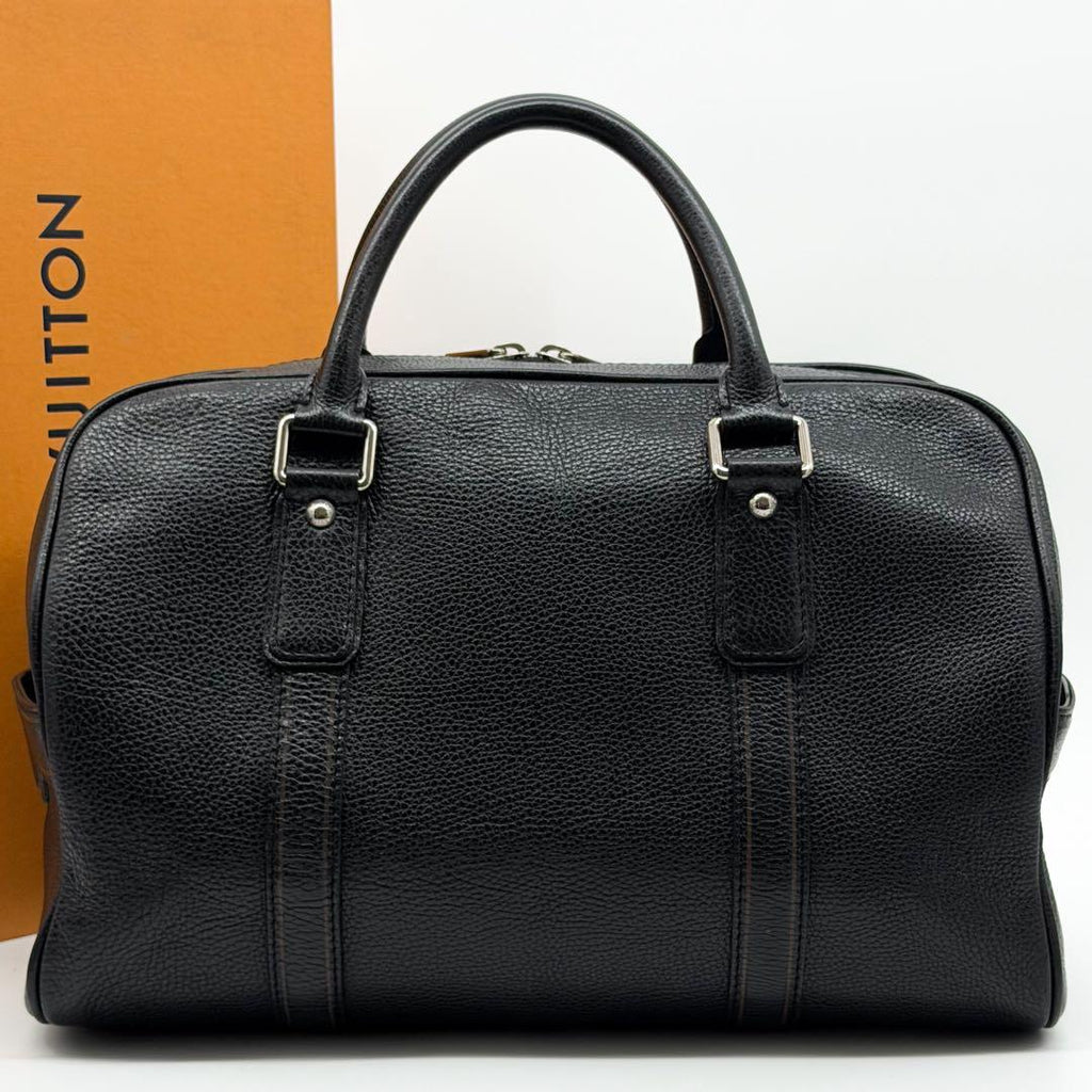 Louis Vuitton Carryall 40 Taurillon Boston Bag Logo — view 3
