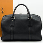 Louis Vuitton Carryall 40 Taurillon Boston Bag Logo — view 3