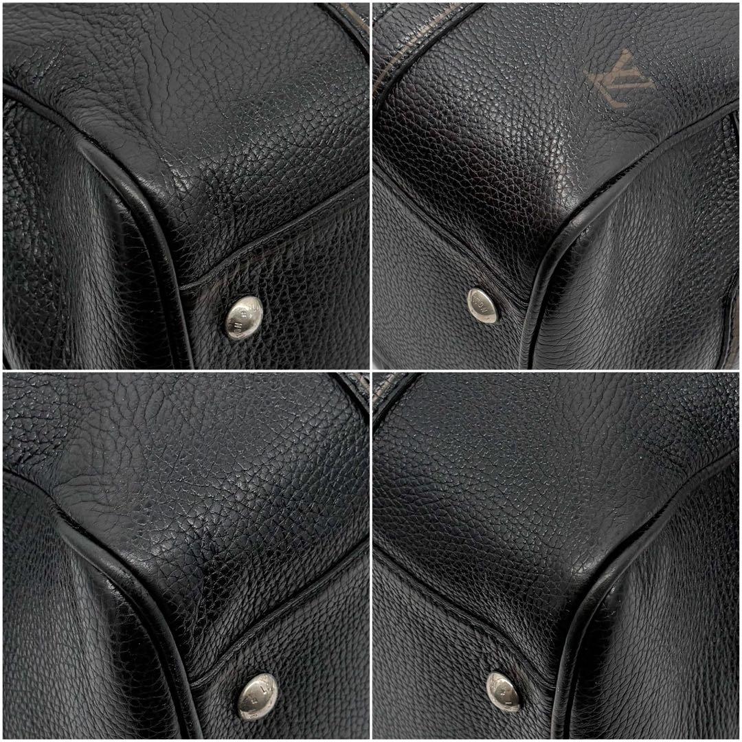Louis Vuitton Carryall 40 Taurillon Boston Bag Logo — view 8