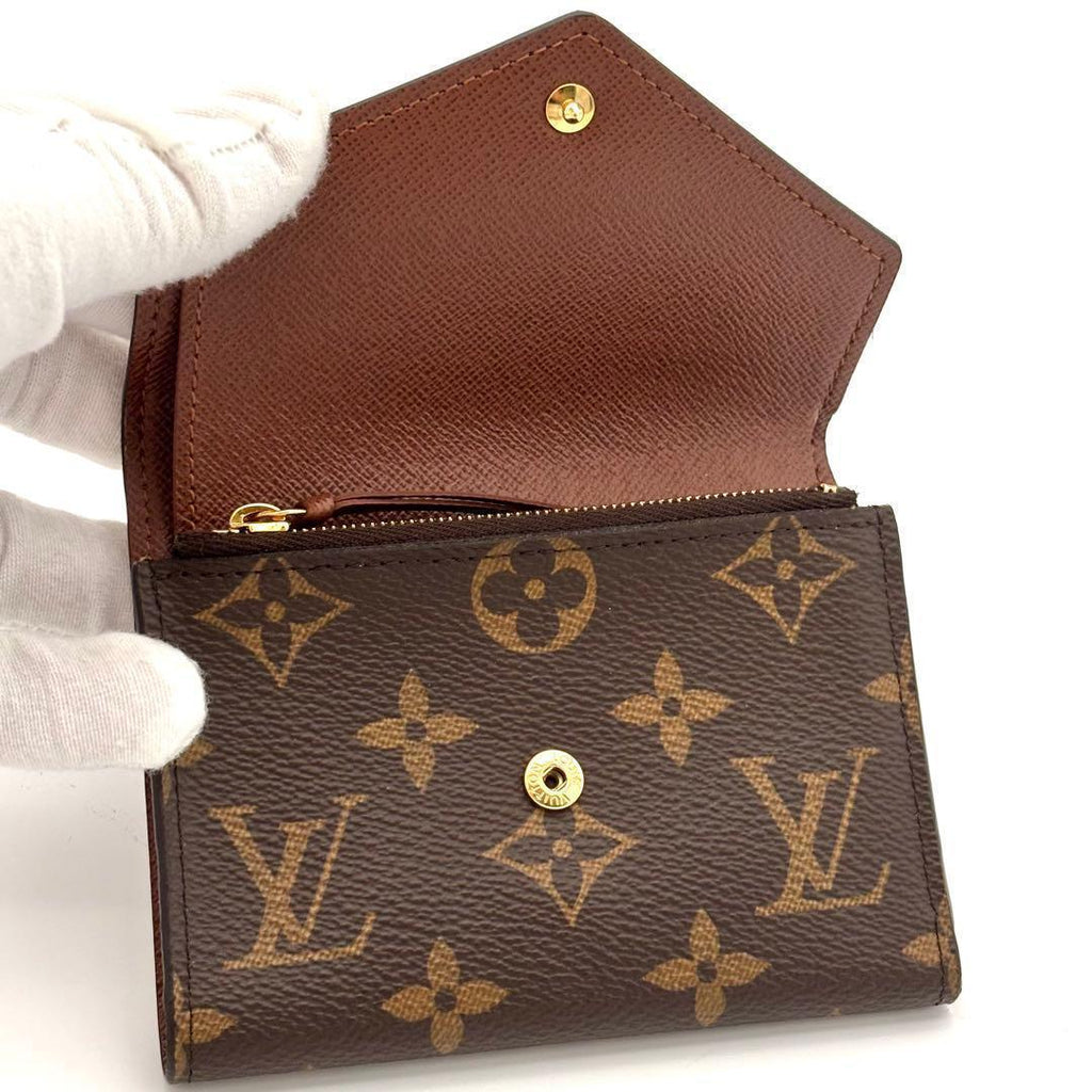 Louis Vuitton Wallet Monogram Portefeuille Victorine Brown — view 3