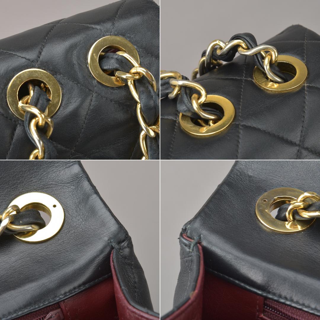 Chanel Deca Quilted 34 Chain Shoulder Bag Black — view 9