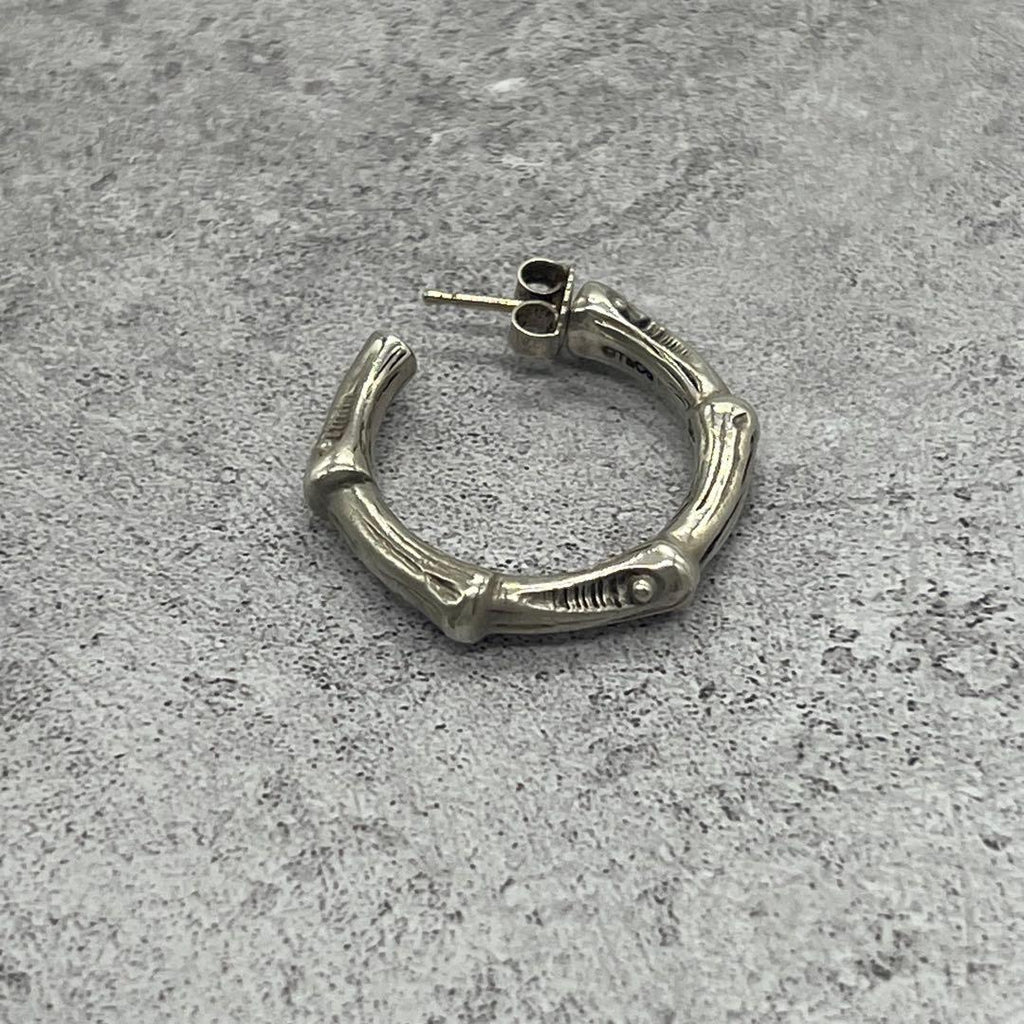 Tiffany & Co Bamboo Hoop Earrings Large