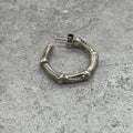 Tiffany & Co Bamboo Hoop Earrings Large