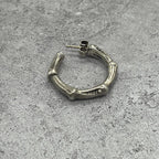 Tiffany & Co Bamboo Hoop Earrings Large