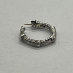 Tiffany & Co Bamboo Hoop Earrings Large — view 3