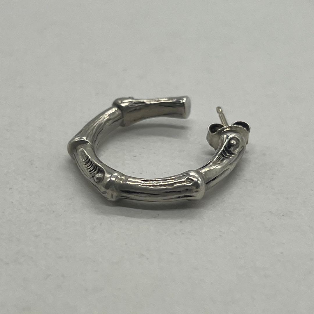 Tiffany & Co Bamboo Hoop Earrings Large — view 4