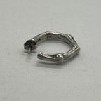 Tiffany & Co Bamboo Hoop Earrings Large — view 5